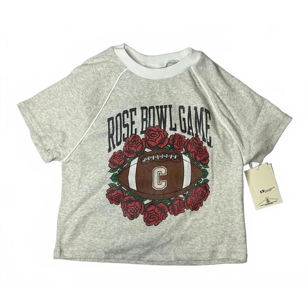Champion Rose Bowl Game Graphic Short Sleeve Shirt Girls Large NWT